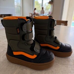 Vans Kids Snow Cruiser - Black and Orange